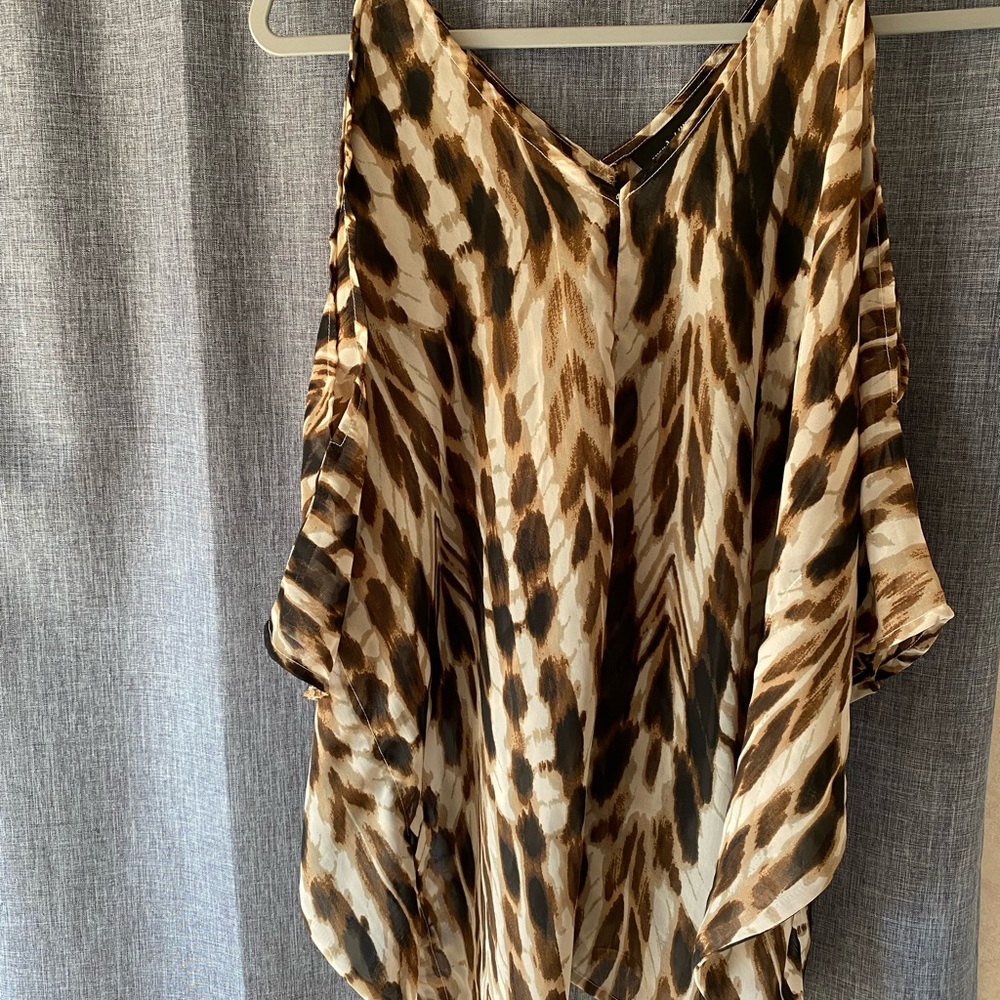 Zebra print medium size blouse